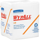 WypAll* L40 Wipers, 1/4-Fold, 12 1/2" x 12", White, 18 Packs/56 Each