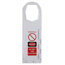 Brady® Scafftag® Holders, "Danger Do Not Use Scaffold", 11 3/4" x 3 1/2", White, 10/Pkg