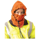 OccuNomix 3-in-1 Fleece Balaclava, Universal, Hi-Vis Orange, 1/Each