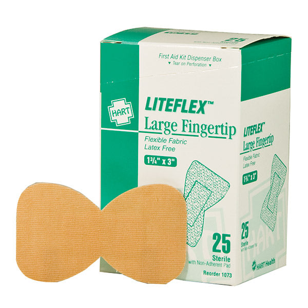 HART Health® Liteflex™ Light Woven Elastic Adhesive Bandage, Large Fingertip, 25/Box