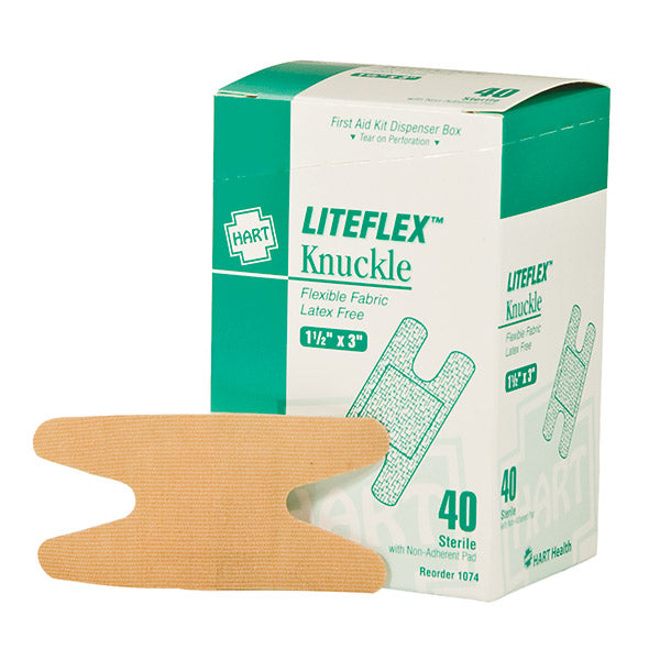 HART Health® Liteflex™ Light Woven Elastic Adhesive Bandage, Knuckle, 40/Box