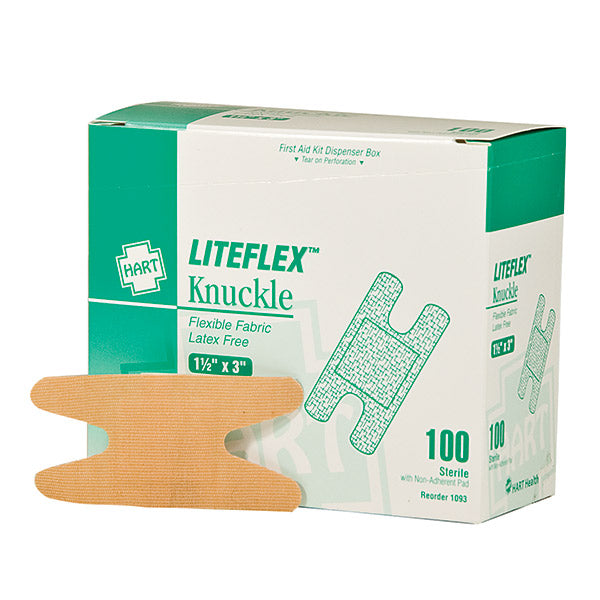 HART Health® Liteflex™ Light Woven Elastic Adhesive Bandage, Knuckle, 100/Box