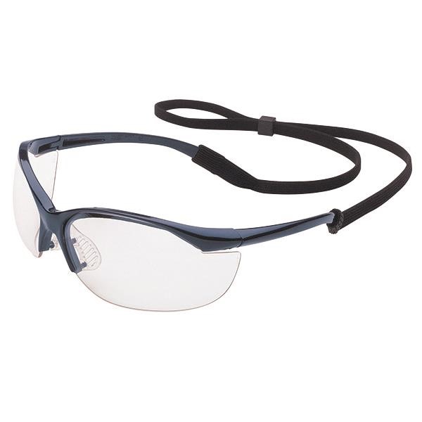 Honeywell Uvex® Vapor® Eyewear, Metalic Blue Frame, Clear Lens, 1/Each