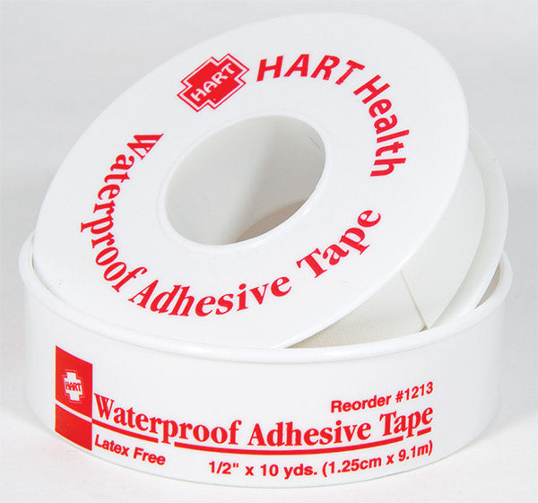 HART Health® Adhesive Cloth Tape, 1/2" x 10 yd, White, 1/Roll