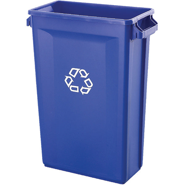Trust® Svelte® Recycling Container, Blue, 1/Each