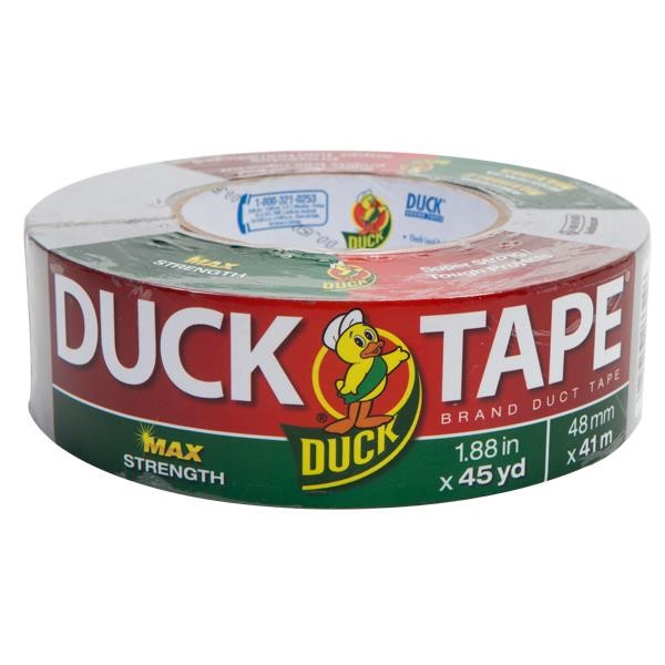 Duck Brand® Duct Tape, Industrial Grade, 1 7/8" x 45 yd, Gray, 1/Each