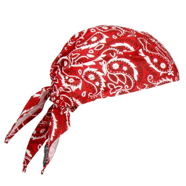 Ergodyne® Chill-Its® 6710 Cooling Triangle Hat, Red Western, 1/Each