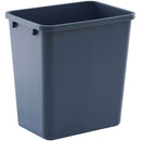 Trust® Soft Waste basket, Medium, 6.9 gal, 15"H x 14 3/8"W x 10 1/4"D, Gray, 1/Each