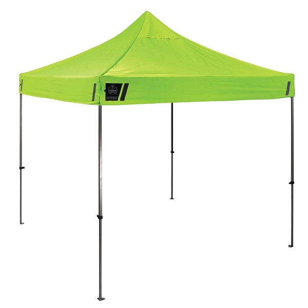 Ergodyne® Shax® 6000 Heavy-Duty Pop-Up Tent, 10' x 10', Lime, 1/Each