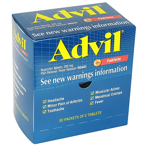 Advil, 2 Pkg/50 Each