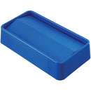 Trust® Svelte® Swing Lid, 4 1/2"H x 20 5/8"W x 11 5/16"D, Blue, 1/Each