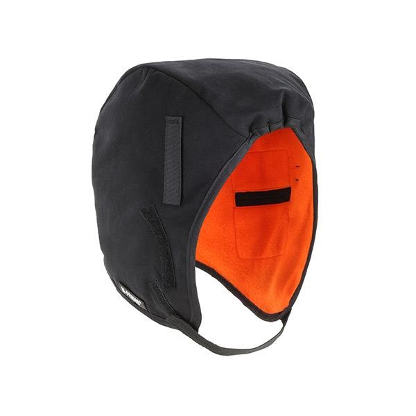 Ergodyne® N-Ferno® 6850 Winter Liner, Dual Layer w/ Warming Pockets, Regular Length, Black/Orange, 1/Each