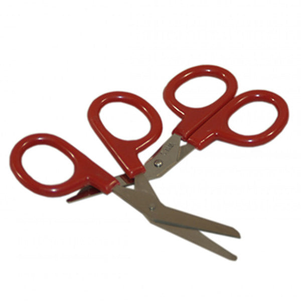 Kit Style Scissors, 3 1/2", Red, 1/Each