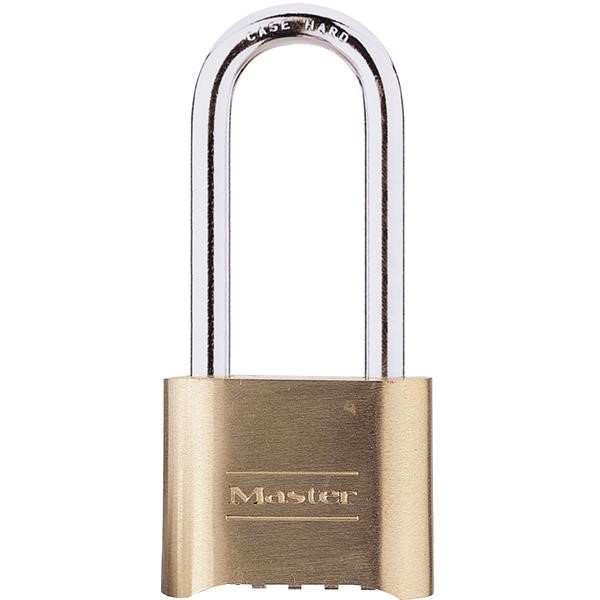 Master Lock® 4-Digit Resettable Combination Padlock, 2 1/4" Shackle, 1/Each