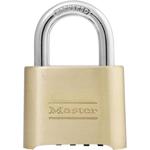 Master Lock® 4-Digit Resettable Combination Padlock, 1" Shackle, 1/Each