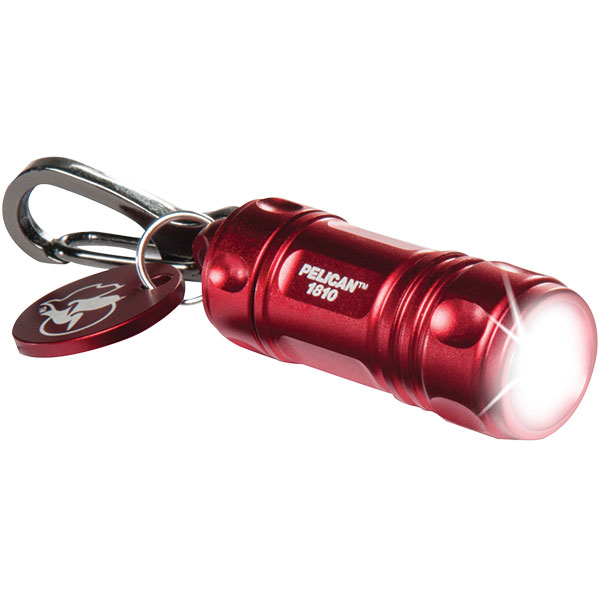 Pelican™ (1810) LED Keychain Light, Red, 1/Each