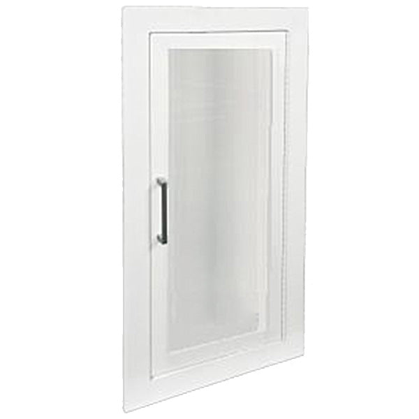 JL Industries Ambassador Series Steel Cabinet, Fully Recessed (Flat), 24"H x 10 1/2"W x 5 1/2"D, White, 1/Each
