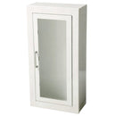 JL Industries Ambassador Series Steel Cabinet w/ Lock, Semi-Recessed (1 1/2"), 24"H x 10 1/2"W x 5 1/2"D, White, 1/Each