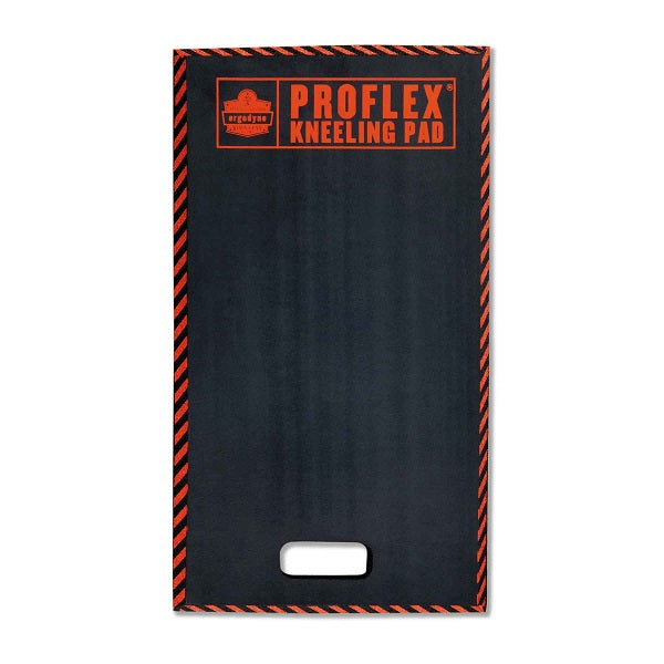 Ergodyne® ProFlex® 385 Large Kneeling Pad, 28"L x 16"W x 1"D, Black/Orange, 1/Each