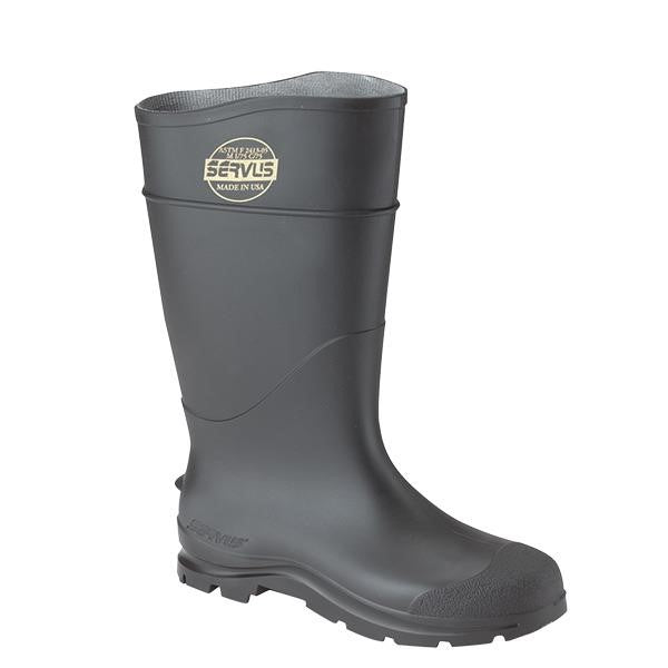 Honeywell Servus® CT™ Comfort Technology 16" Steel Toe PVC Boots, Size 9, Black, 1/Pair