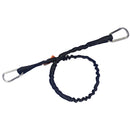 Ergodyne® Squids® 3110 Tool Lanyard, Dual Alum Carabiner, Standard, 10 lb, Black, 1/Each