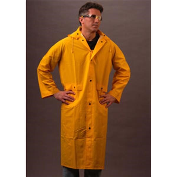 MCR Safety® Classic 2-Piece Raincoat, X-Large, Yellow, 1/Each