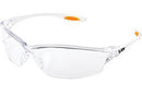Crews LW210 Law 2 Safety Glasses Orange Temple Inserts w/ Clear Lens (12 Pair)