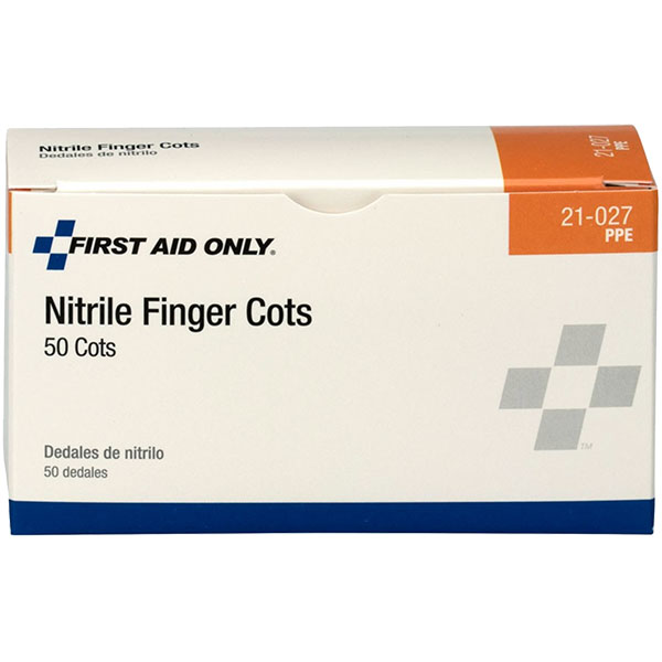 Nitrile Finger Cots, 50/Box