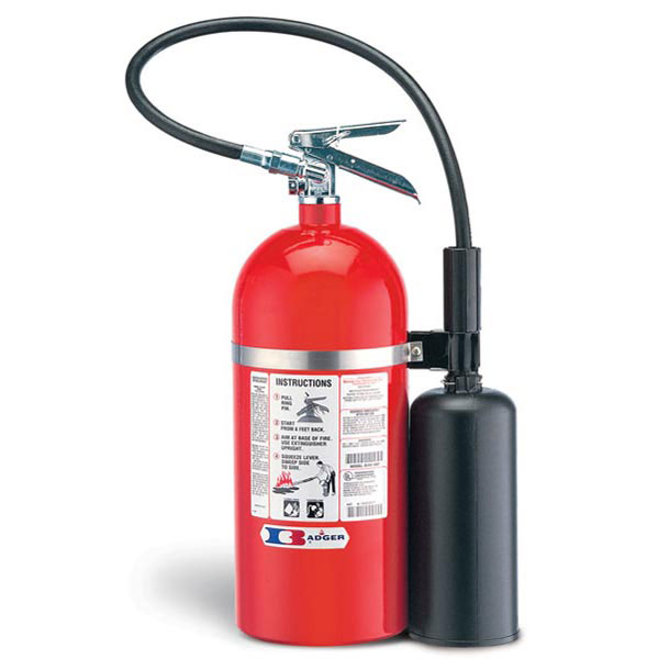 Badger™ Extra 10 lb CO2 Fire Extinguisher w/ Wall Hook