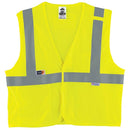 Ergodyne® Glowear® 8260FRHL Type R Class 2 FR Modacrylic Vest, Large/X-Large, Lime, 1/Each