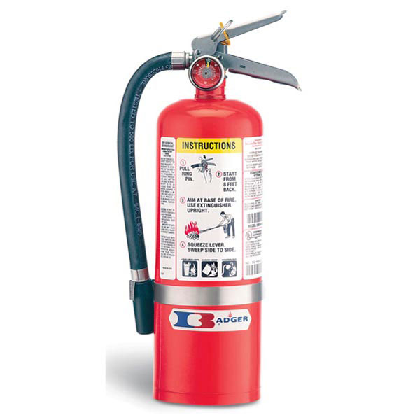 Badger™ Standard 5 lb ABC Fire Extinguisher w/ Vehicle Bracket