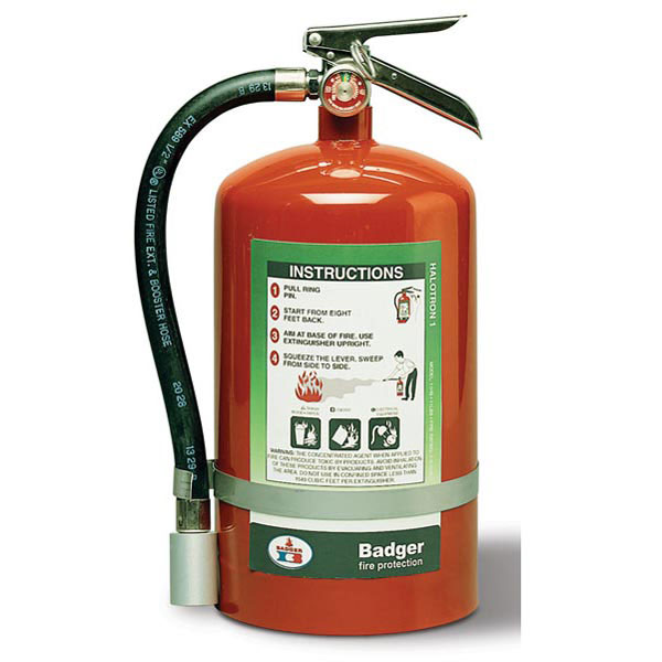 Badger™ Extra 11 lb Halotron® I Fire Extinguisher w/ Wall Hook