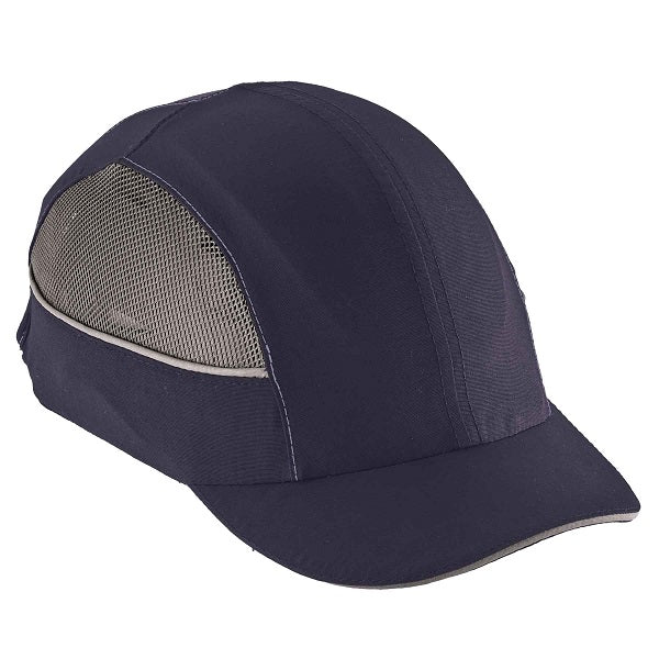 Ergodyne® Skullerz® 8960 Bump Cap w/ LED Lighting, Short Brim, Navy, 1/Each