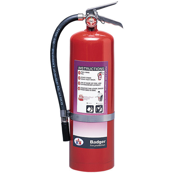 Badger™ Extra 10 lb Purple K Fire Extinguisher w/ Wall Hook