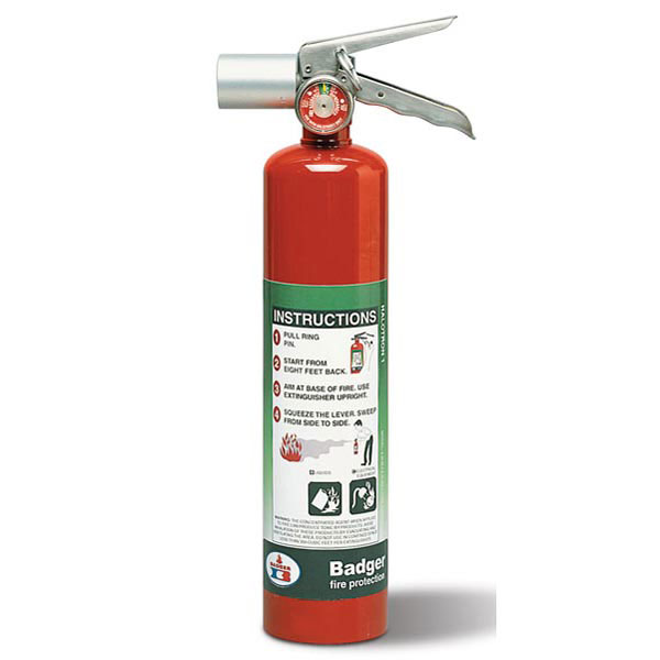 Badger™ Extra 2.5 lb Halotron® I Fire Extinguisher w/ Vehicle Bracket