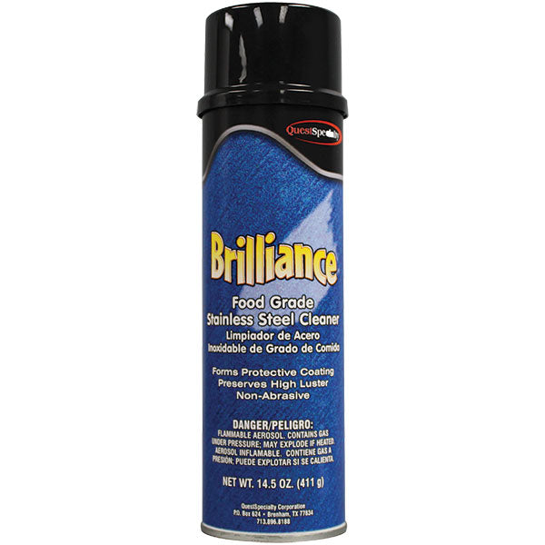 QuestSpecialty® Brilliance Oil-Based Stainless Steel Cleaner