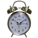 TWIN BELL QA ALARM CLK SLV