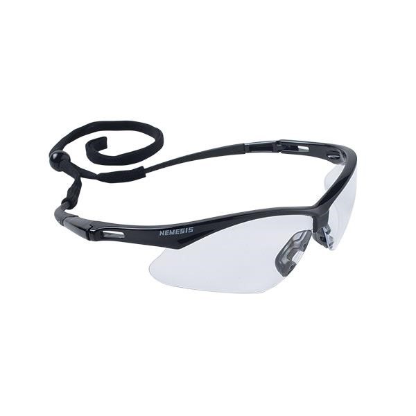 KleenGuard™ V30 Nemesis* Eyewear, Black Frame, Clear Anti-Fog Lens, 1/Each