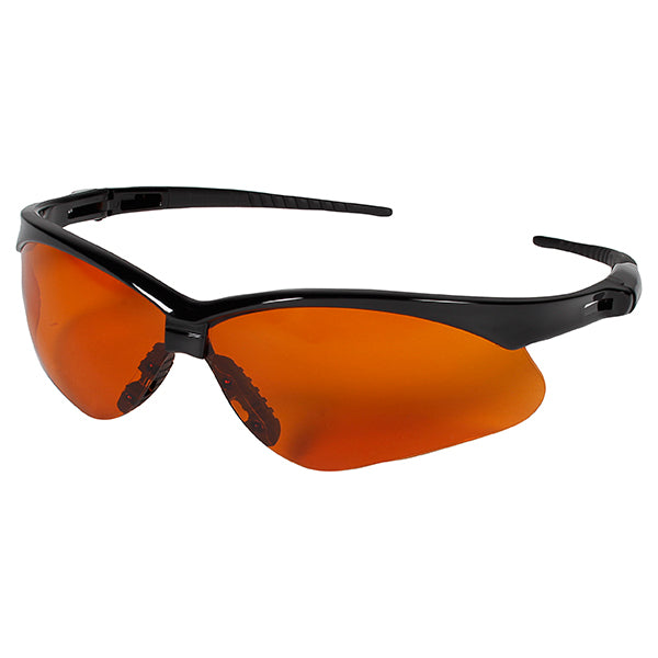KleenGuard™ V30 Nemesis* Eyewear, Black Frame, Copper Blue Shield Lens, 1/Each