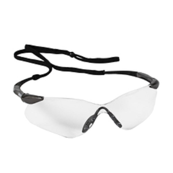 KleenGuard™ V30 Nemesis* VL Eyewear, Gunmetal Temple, Clear Lens, 1/Each