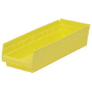 Akro-Mils® Shelf Bin, 17 7/8"L x 4"H x 6 5/8"W, Yellow, 1/Each