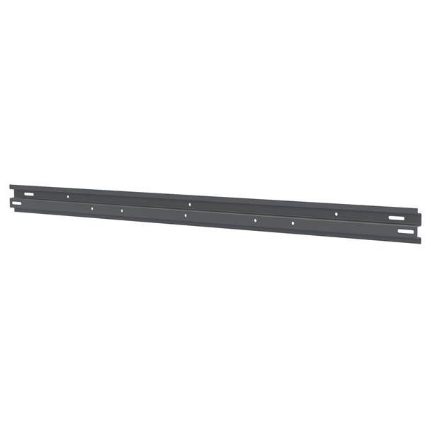 Akro-Mils® Steel Rail, 47 13/16"L x 3"H x 5/8"W, Gray, 1/Each