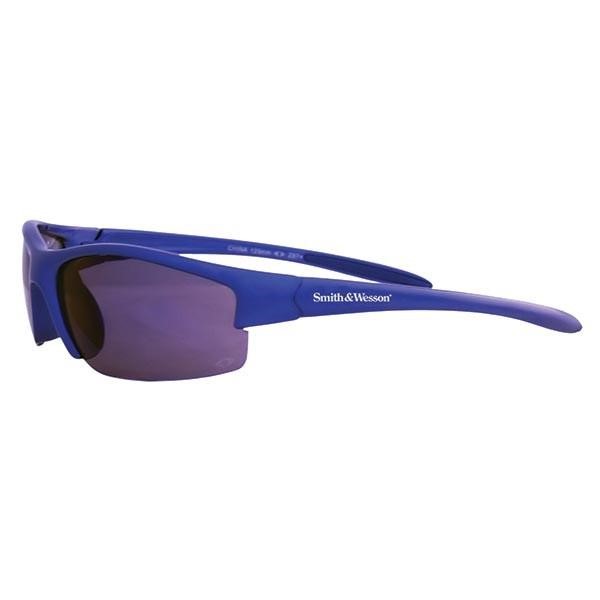 Smith & Wesson® Equalizer* Eyewear, Blue Frame, Blue Mirror Lens, 1/Each