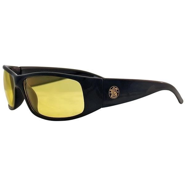 Smith & Wesson® Elite* Eyewear, Black Frame, Amber Anti-Fog Lens, 1/Each