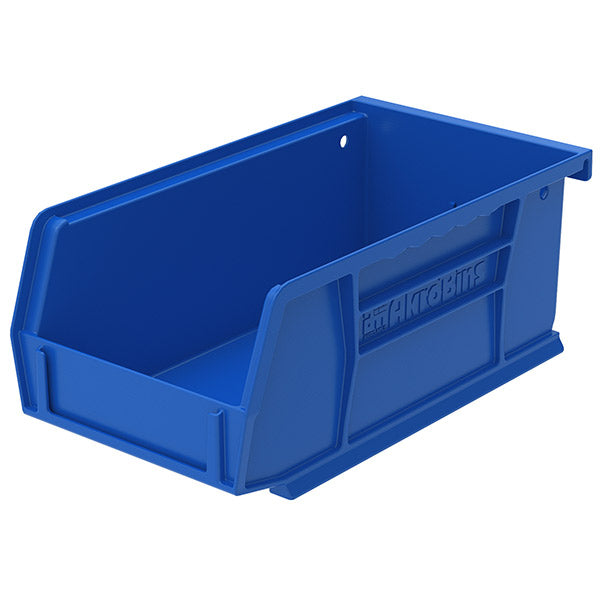 Akro-Mils® AkroBins® Standard Storage Bin, 7 3/8"L x 3"H x 4 1/8"W, Blue, 1/Each