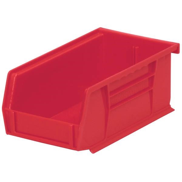 Akro-Mils® AkroBins® Standard Storage Bin, 7 3/8"L x 3"H x 4 1/8"W, Red, 1/Each