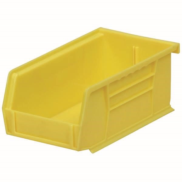 Akro-Mils® AkroBins® Standard Storage Bin, 7 3/8"L x 3"H x 4 1/8"W, Yellow, 1/Each