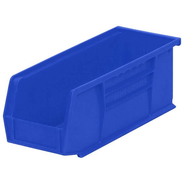 Akro-Mils® AkroBins® Standard Storage Bin, 10 7/8"L x 4"H x 4 1/8"W, Blue, 1/Each
