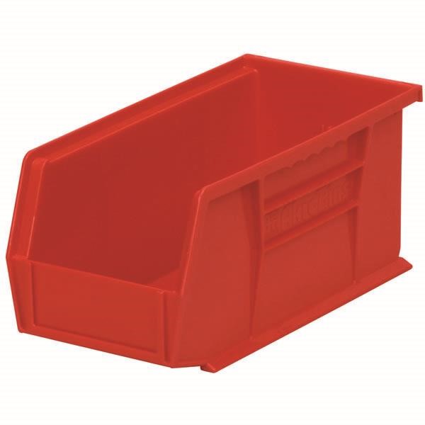 Akro-Mils® AkroBins® Standard Storage Bin, 10 7/8"L x 5"H x 5 1/2"W, Red, 1/Each
