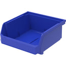 TruForce™ Hang, Stack, & Nest Bin, 10 7/8"L x 5"H x 11"W, Blue, 1/Each